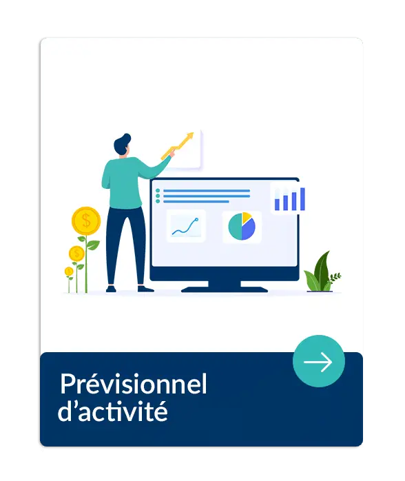 prévision d'activité d'une entreprise au niveau comptable